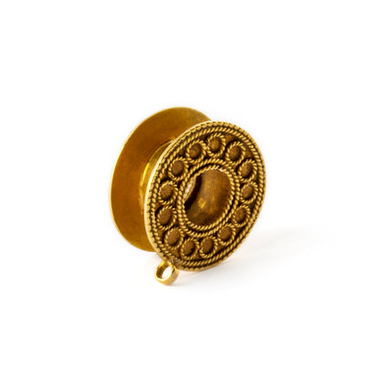 18K Gold plug tunnel