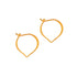 pair of Gold Marrakesh hoop earrings frontal view