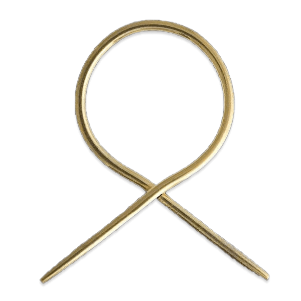 Gold Twisted Hook Earring