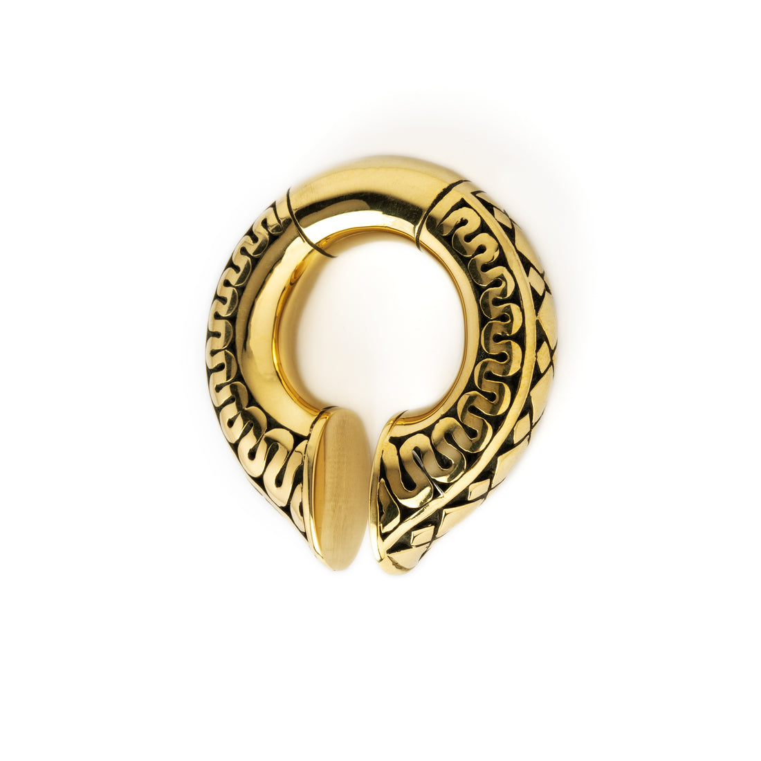 Golden Apopis Ear Weight Hanger right side view