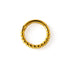 Golden surgical steel dotted piercing clicker ring front view