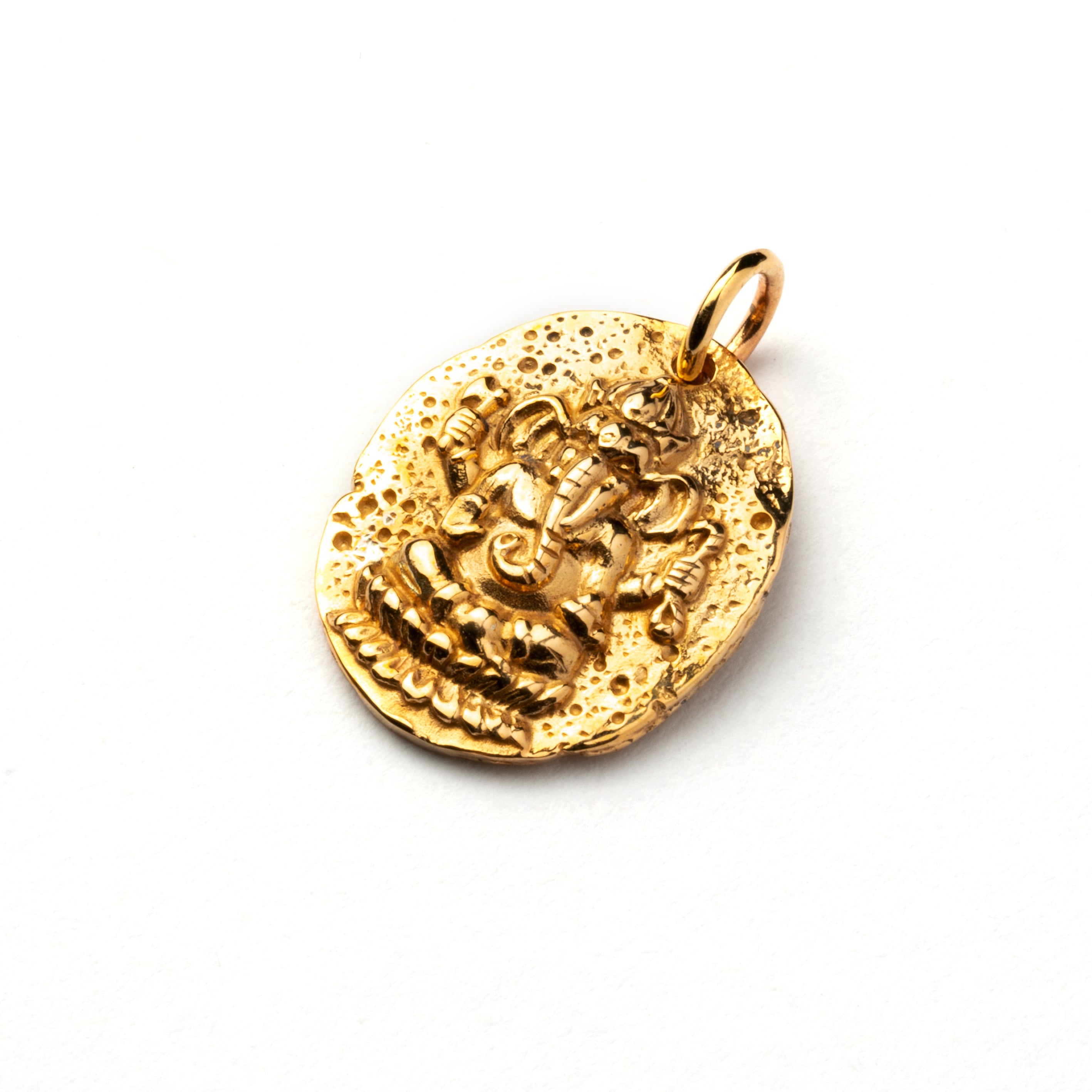 Ganesh Coin Necklace right side view