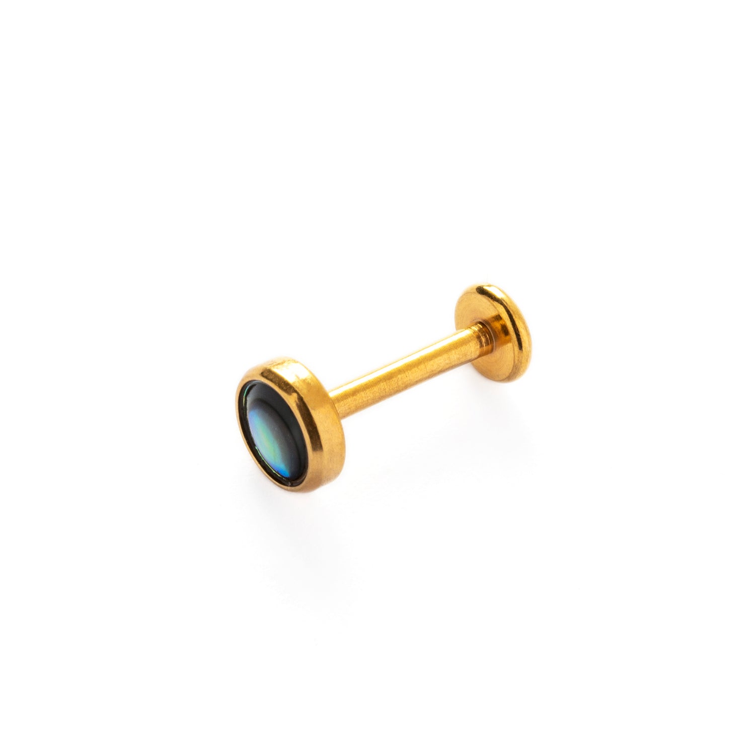 Golden Labret with Abalone right side view
