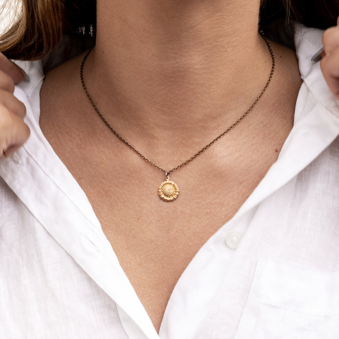 Golden-Sun-Flower-Necklace
