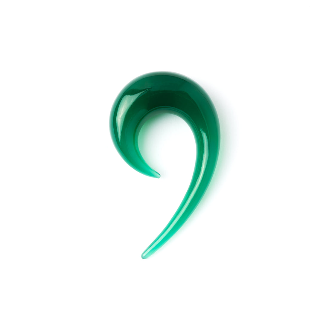Green-Onyx-Stretcher-Earring