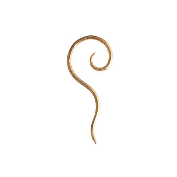 9K Gold Wailuku Spiral Hook