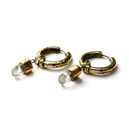 Small Crystal Clicker Earrings