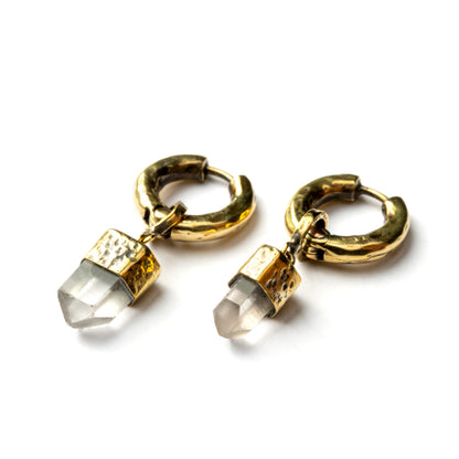 Small Crystal Clicker Earrings