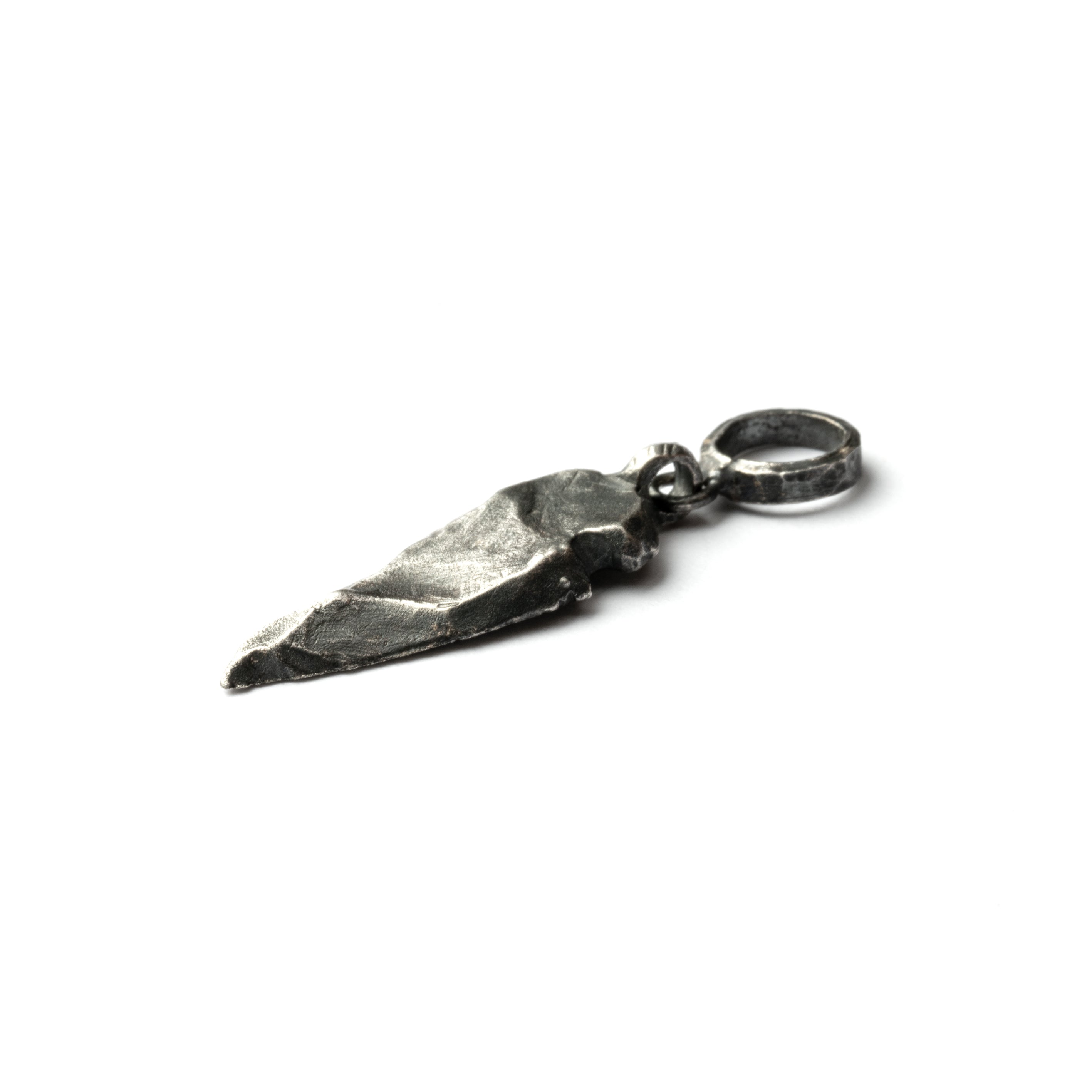 Hammeres-Black-Silver-Arrow-Pendant-Earrings_2