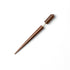 Harajuku Wooden fake gauge Earrings- rosewood