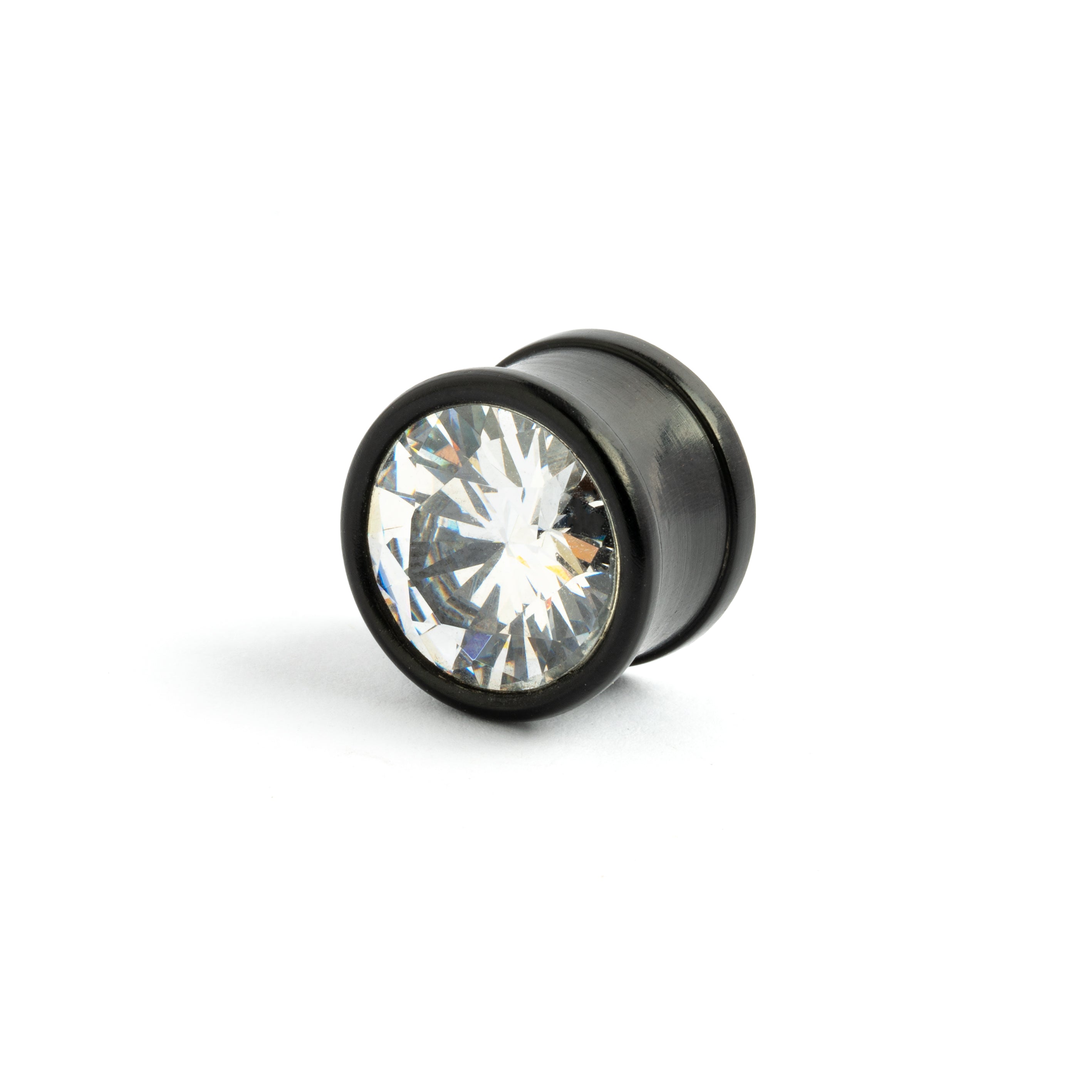Black Wood And Zircon Plugs