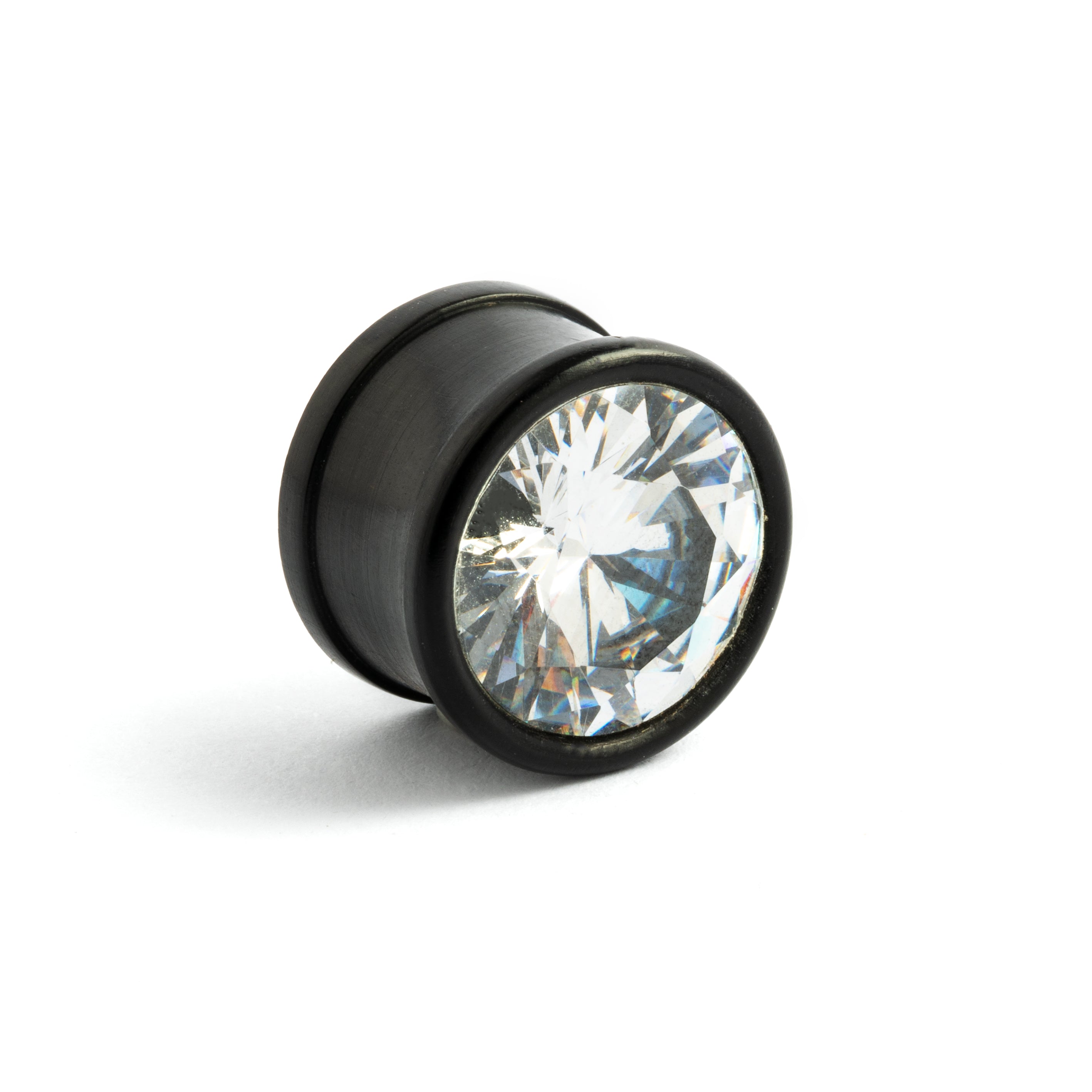 Black Wood And Zircon Plugs