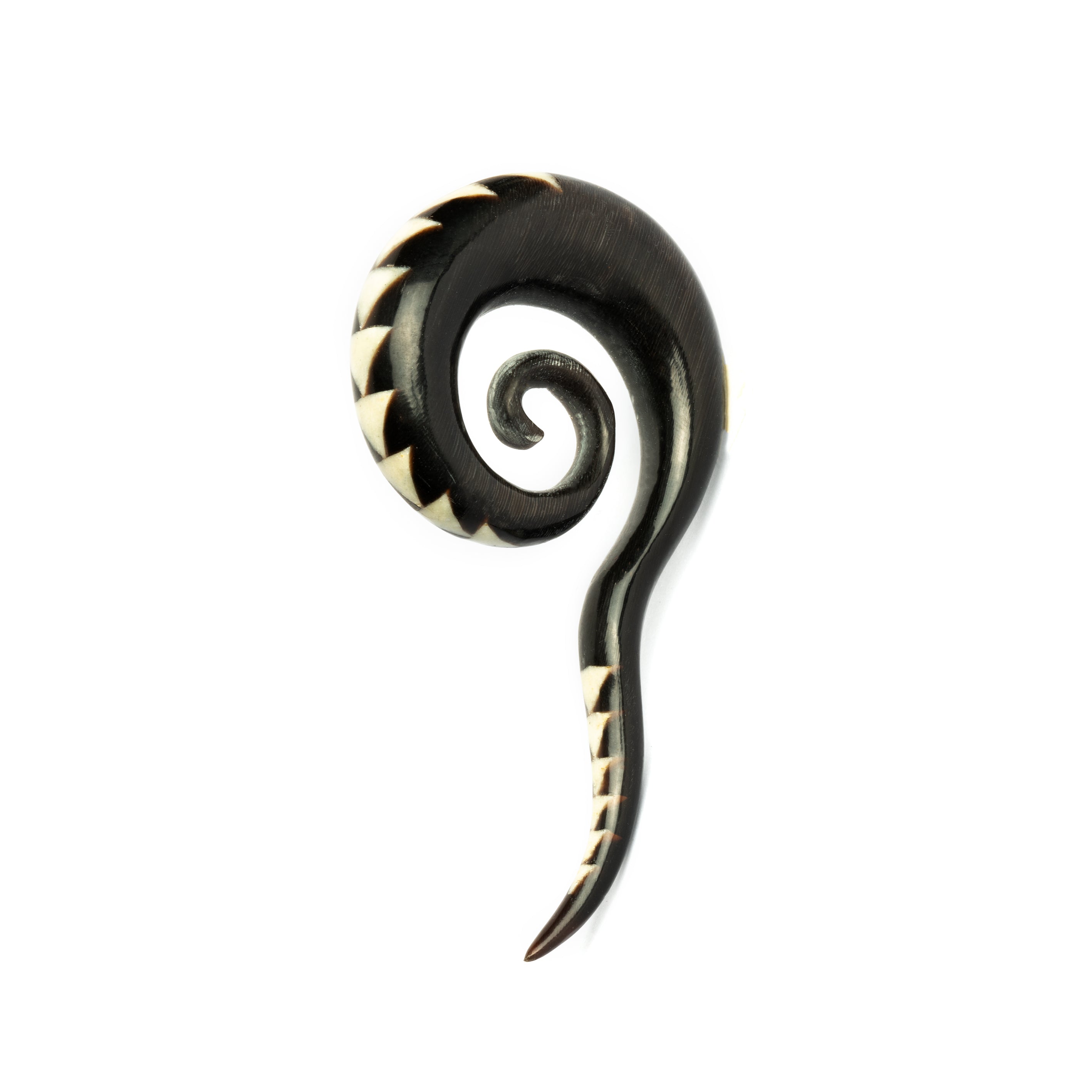 B&W Chevron Spiral Hook Gauges