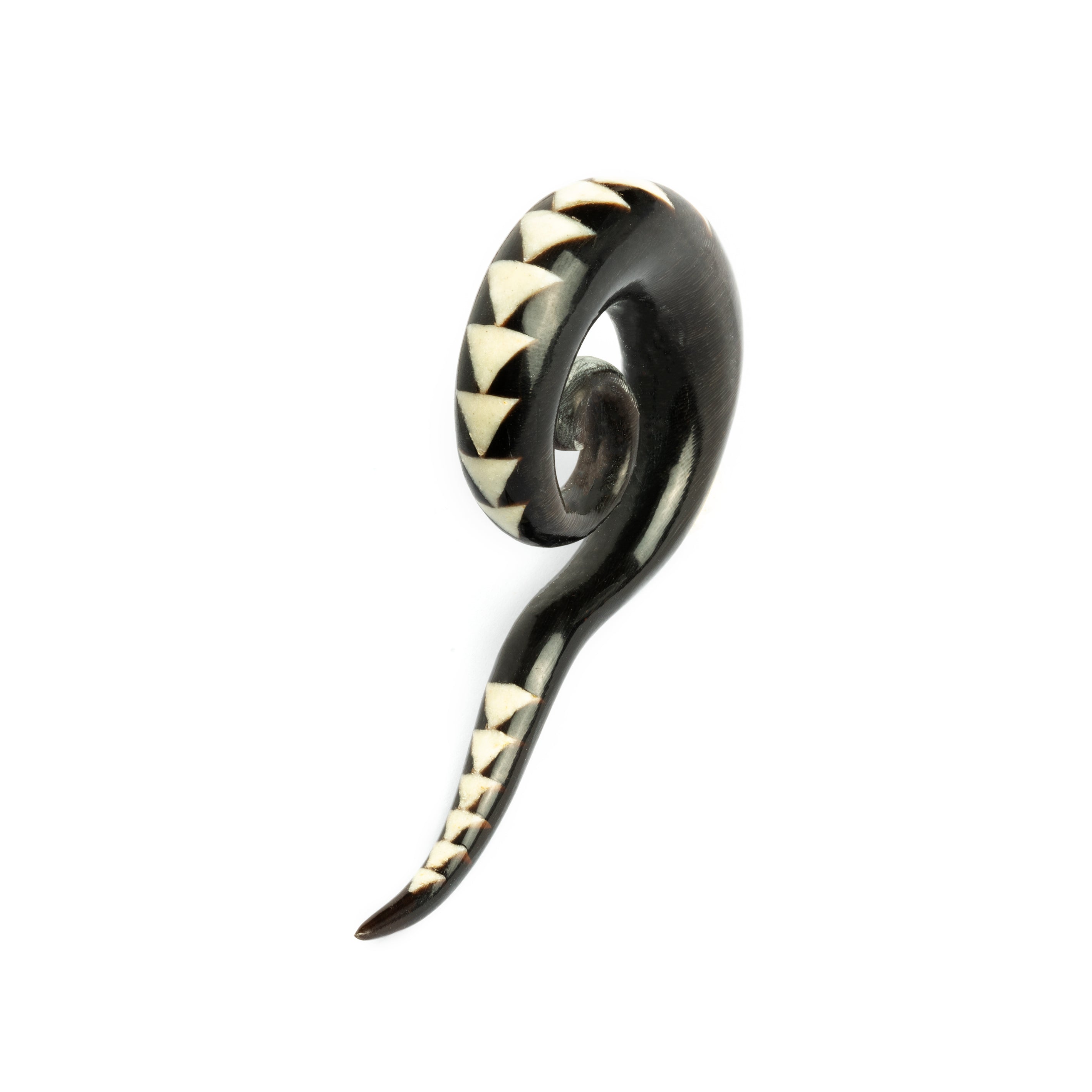 B&W Chevron Spiral Hook Gauges