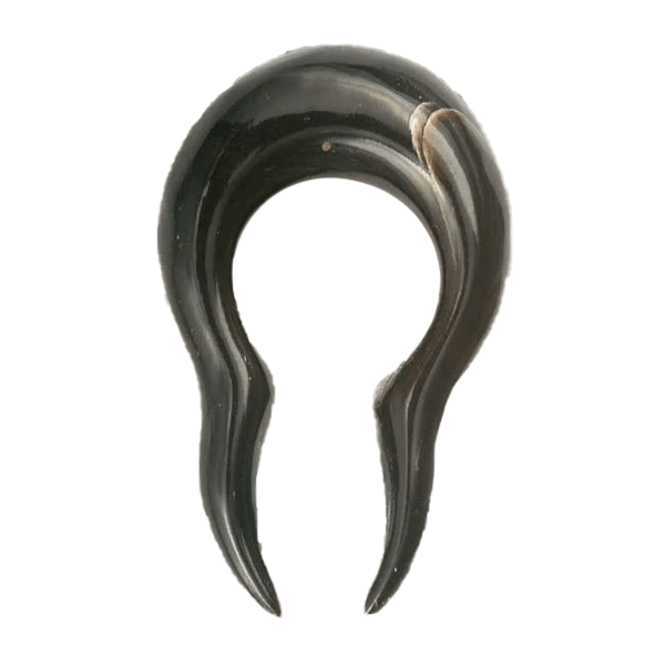 Horn Abstract Solid Tribal Hook