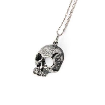 Immortal silver charm necklace right side view