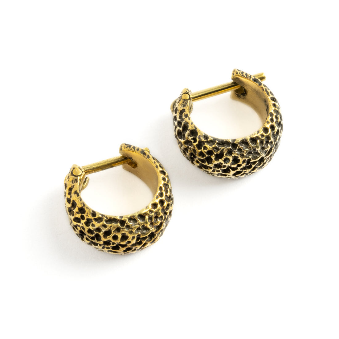 Indios Rocky Hoop Earrings left side view