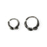 6mm and 8mm Kobara Silver Septum Ring frontal view