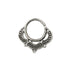 Lalita Silver Septum ring frontal view
