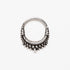Lola Silver Septum Ring frontal view