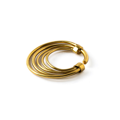 Manifold hoop hanger side view