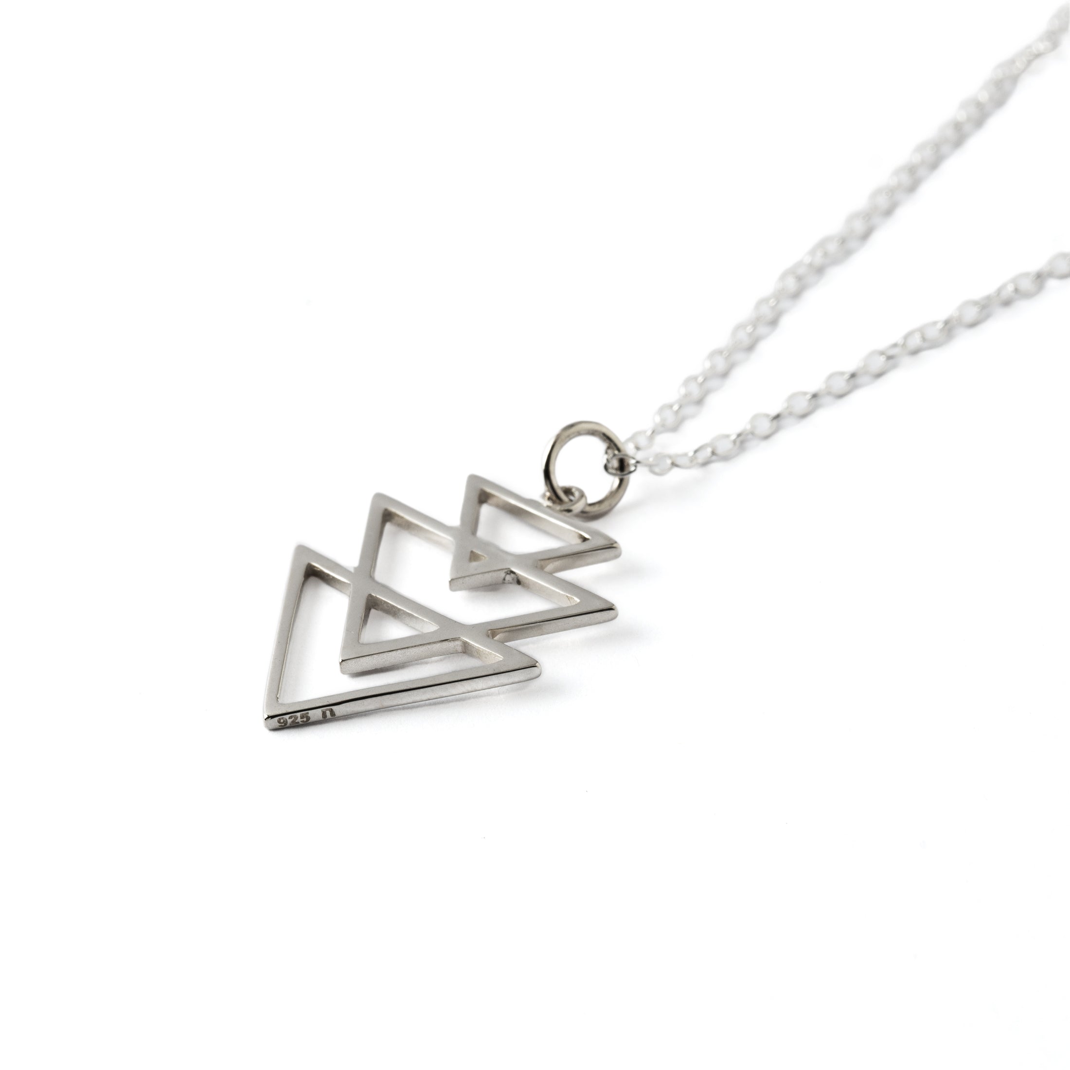 Interlocked Triangles Pendant