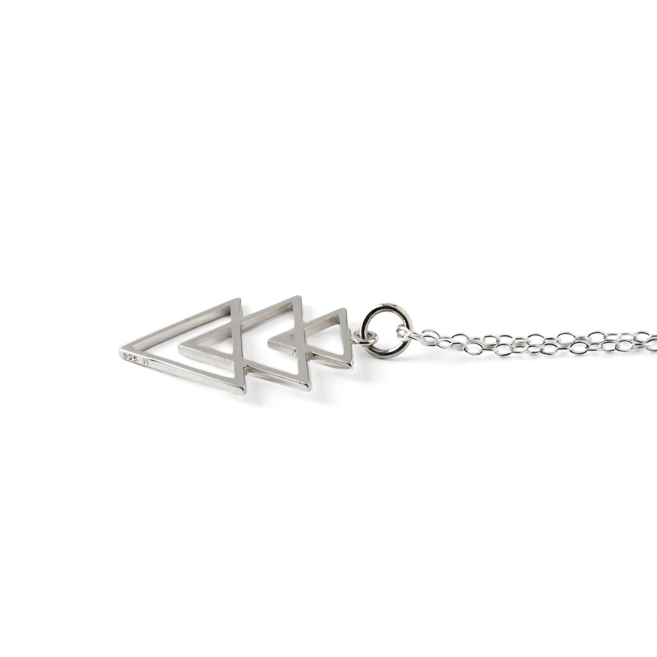 Interlocked Triangles Pendant
