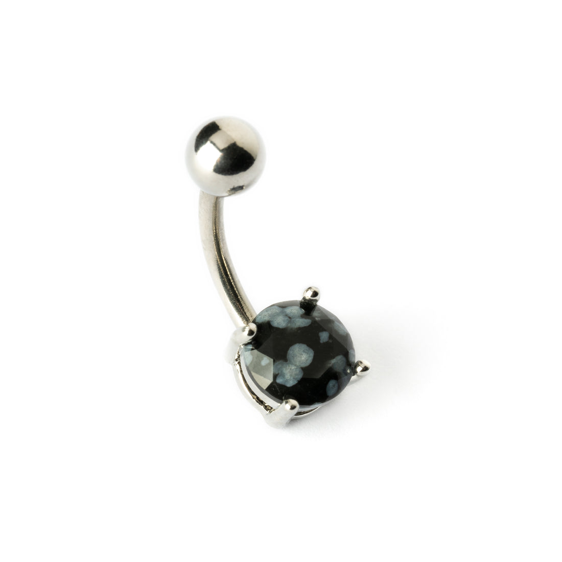 Black Obsidian Belly Bar side view
