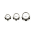6mm, 8mm & 10mm neptune septum clickers with trio black onyx frontal view