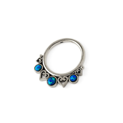 Neptune Septum Clicker with Opal right side view