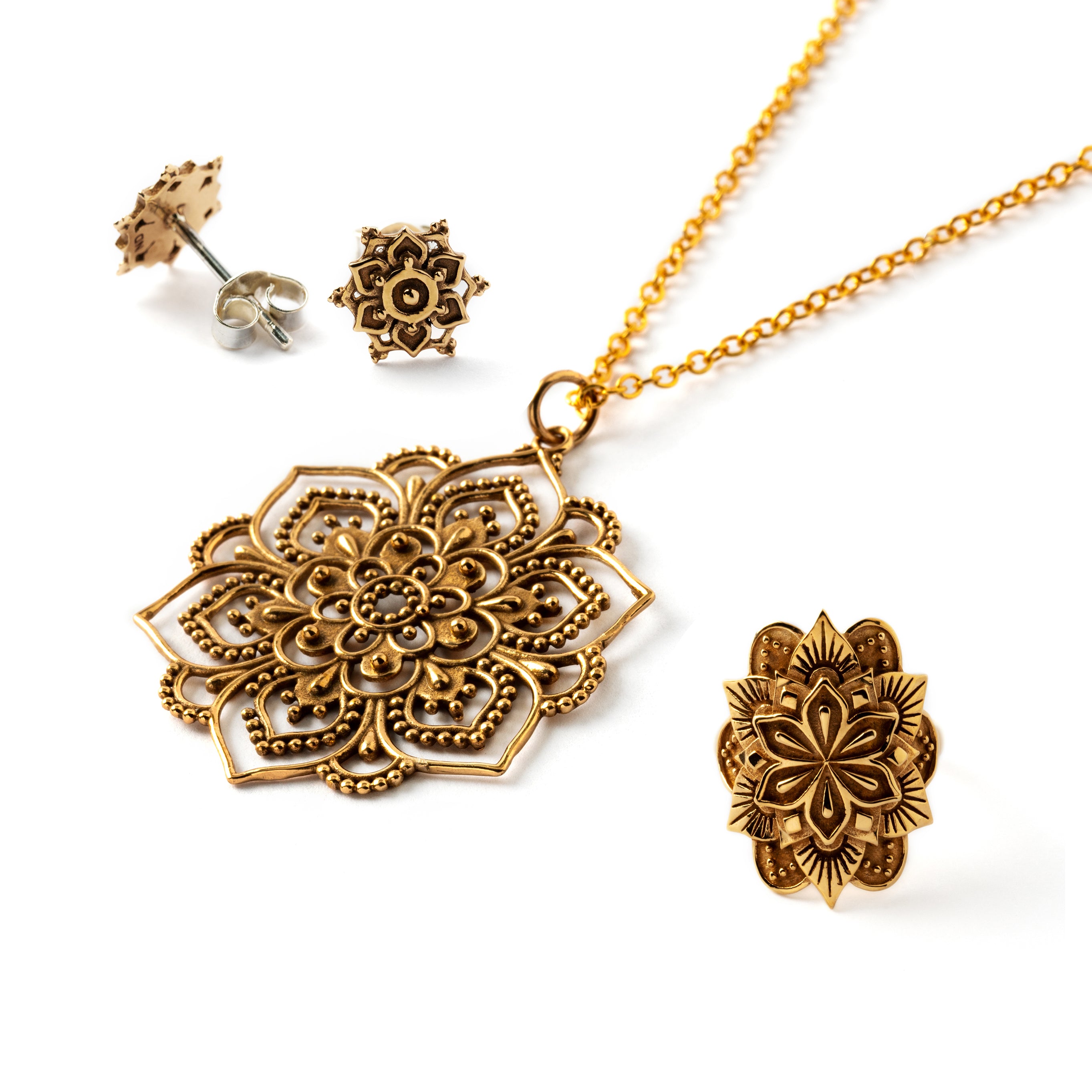 Vinyasa Bronze Necklace
