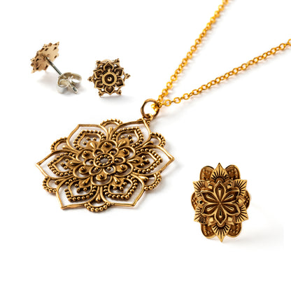 Vinyasa Bronze Necklace
