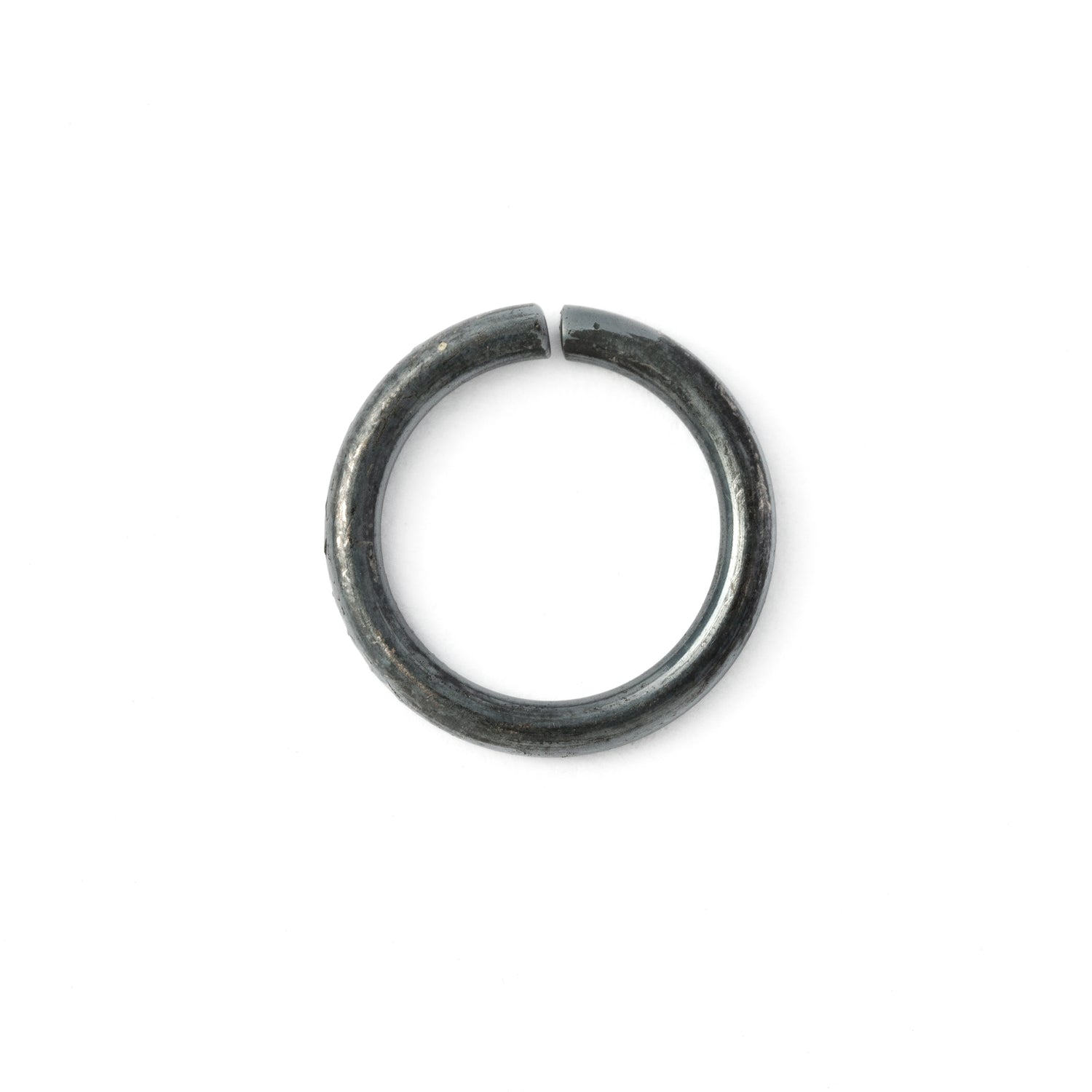 Plain-black-silver-septum-ring