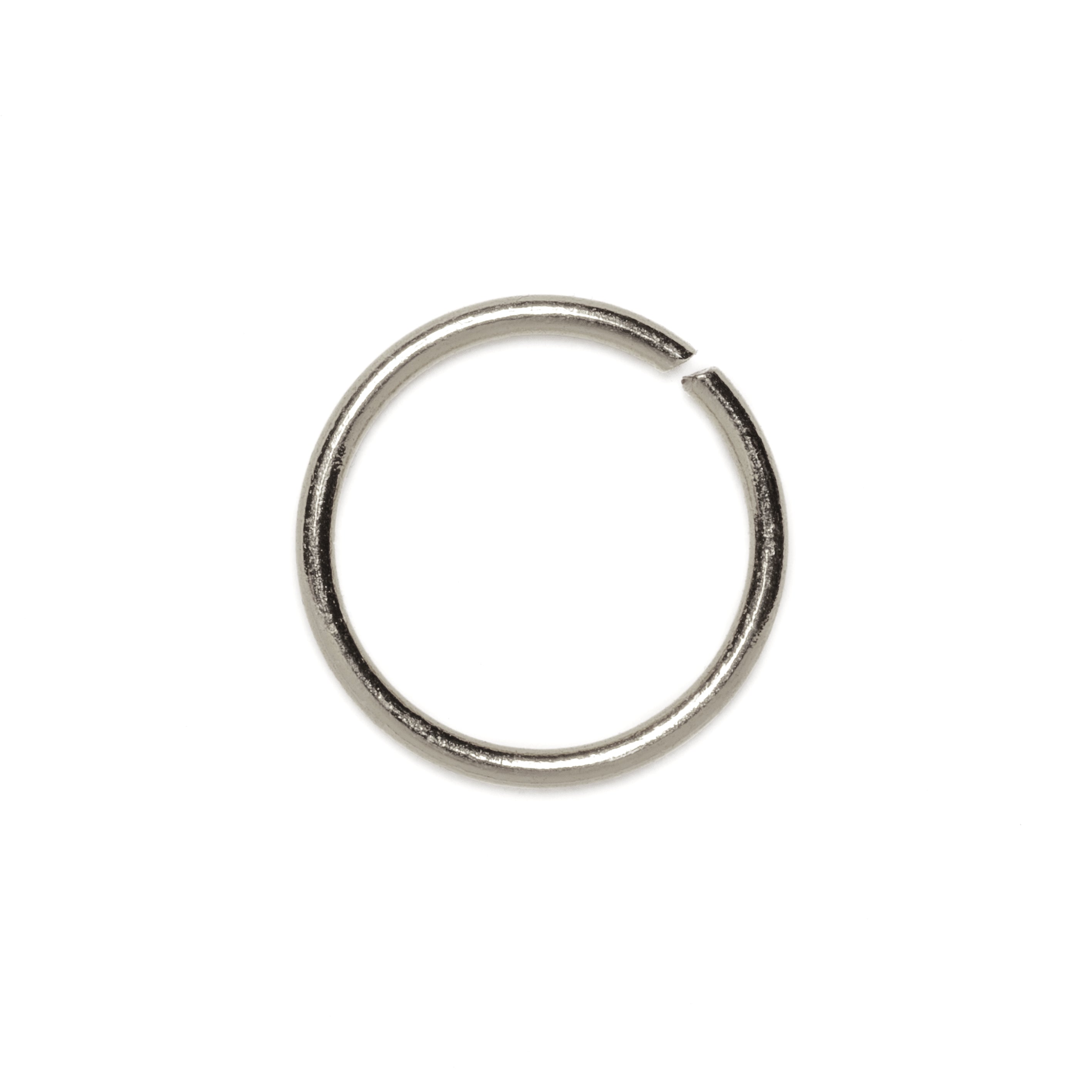 Silver Seamless Piercing Ring