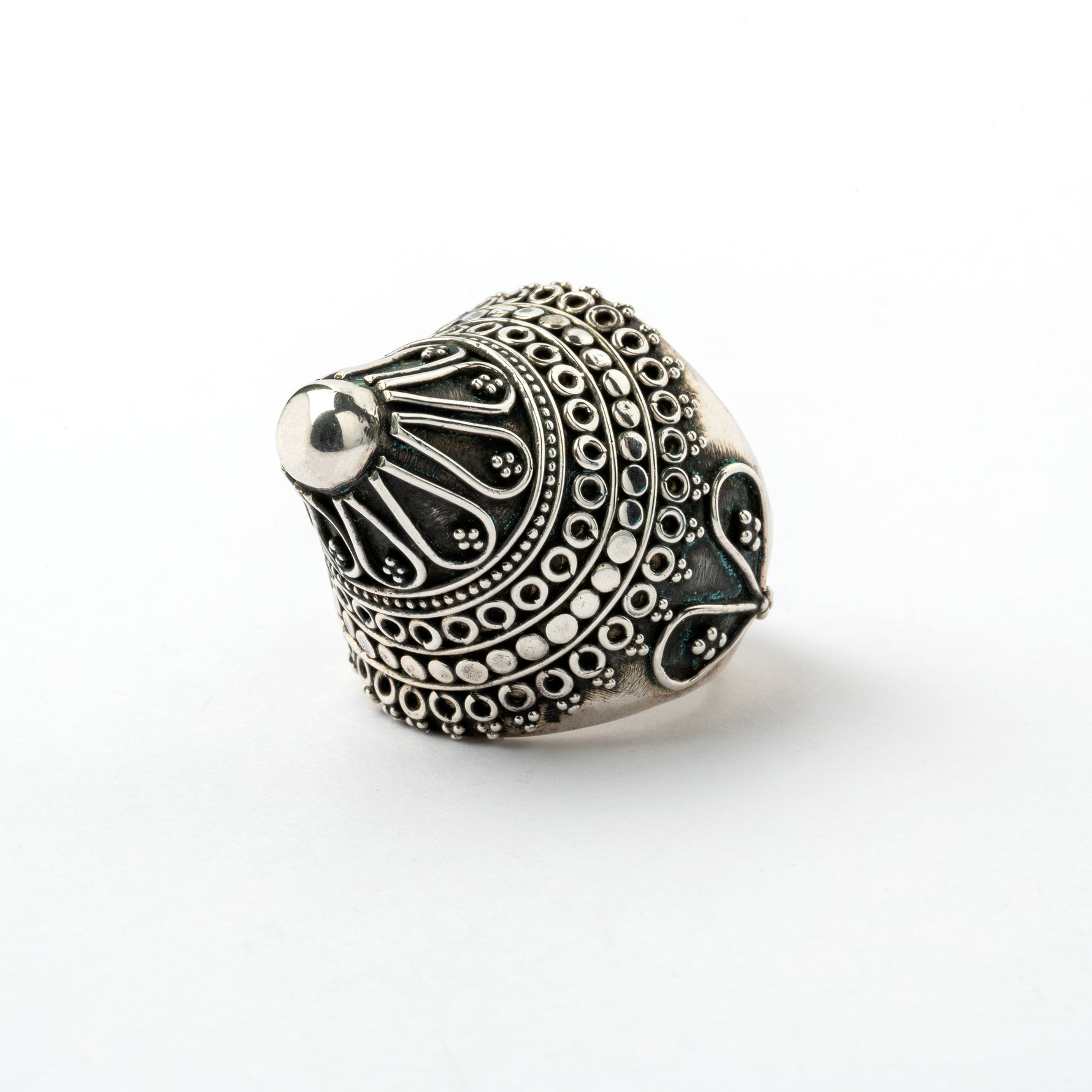 Pointy Tribal Silver Ring – Tribu