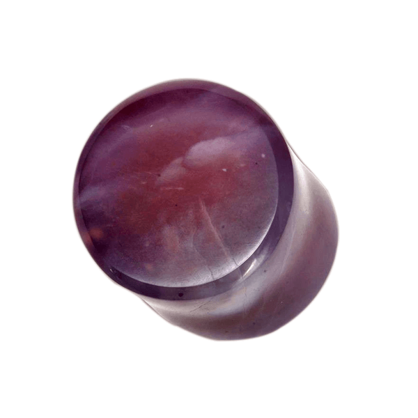 Purple Volcanic Glass Plug