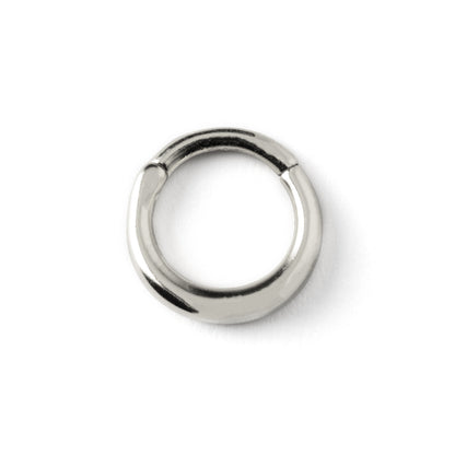 Raja surgical steel septum clicker ring frontal view
