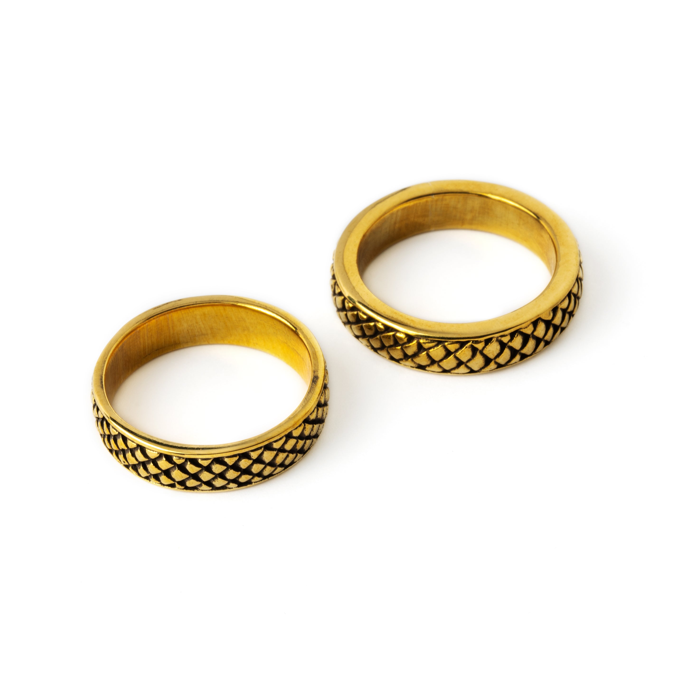 Brass on sale band rings