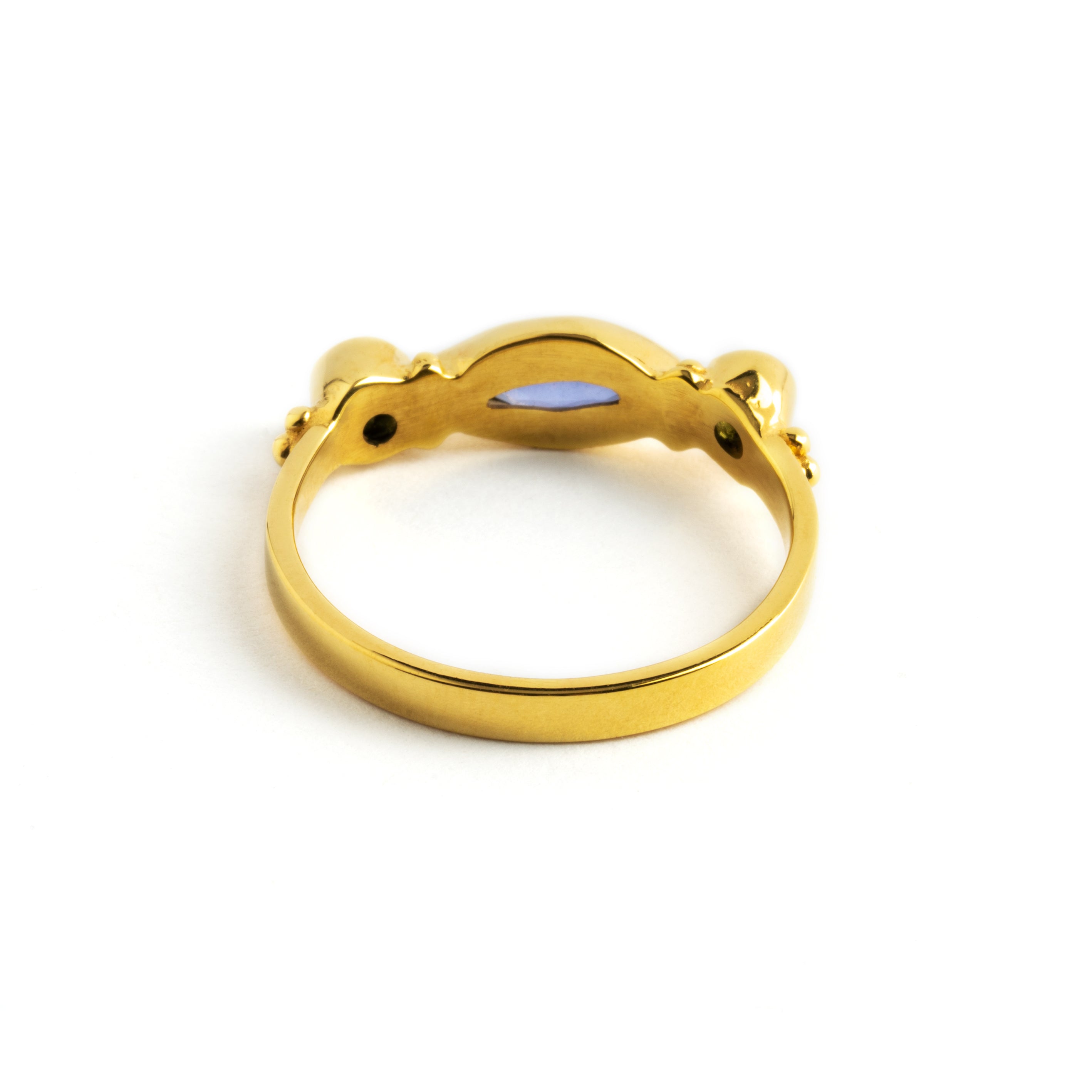 Rishi Liolite & Turmaline Ring