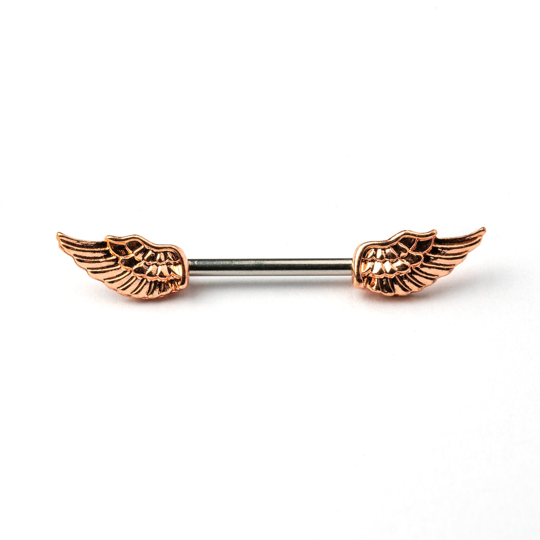 Rose Gold Wings Barbell