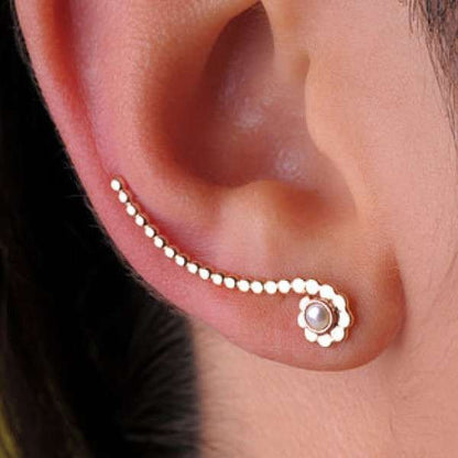 Silver 2025 ear climber