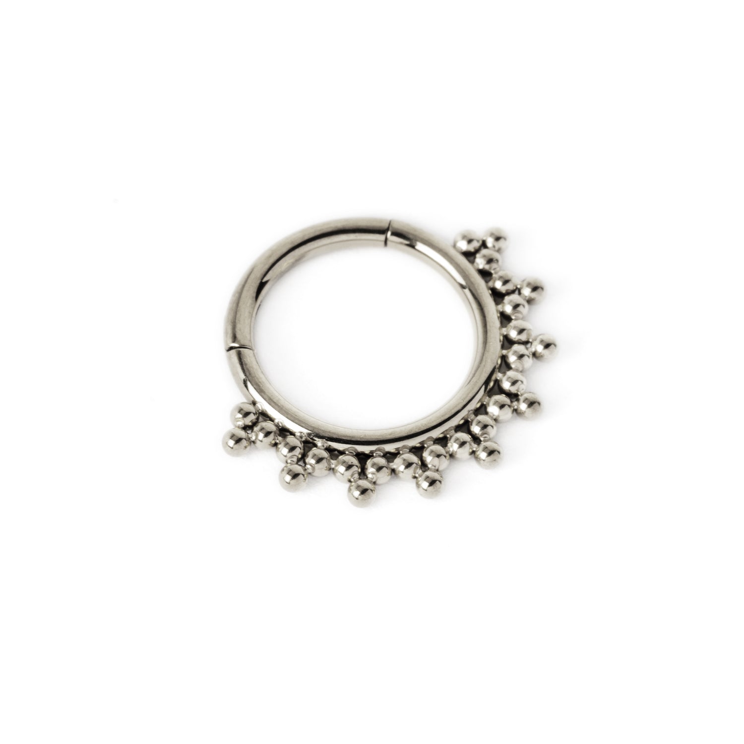 Sarika surgical steel septum clicker right side view