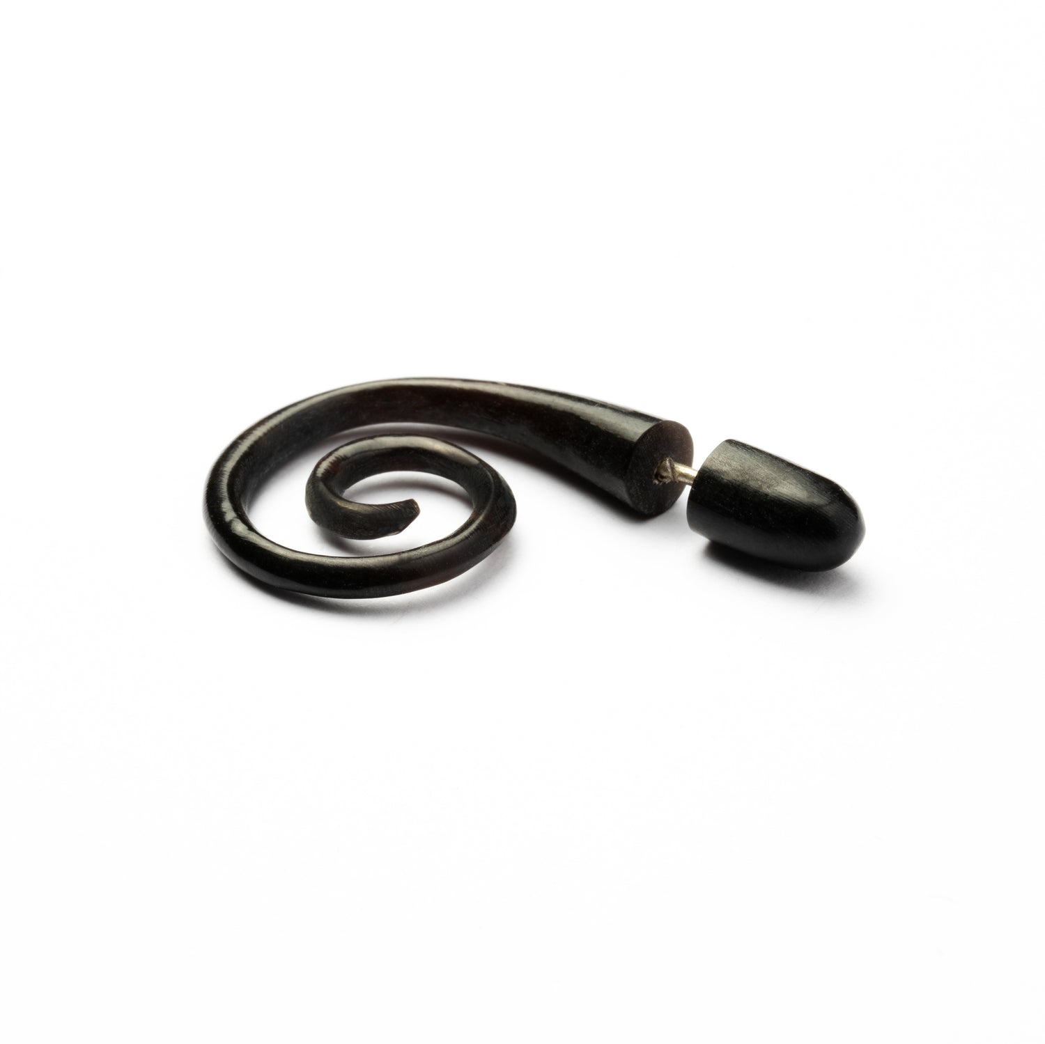 Shoreditch Bone Fake Gauge Earring- horn 