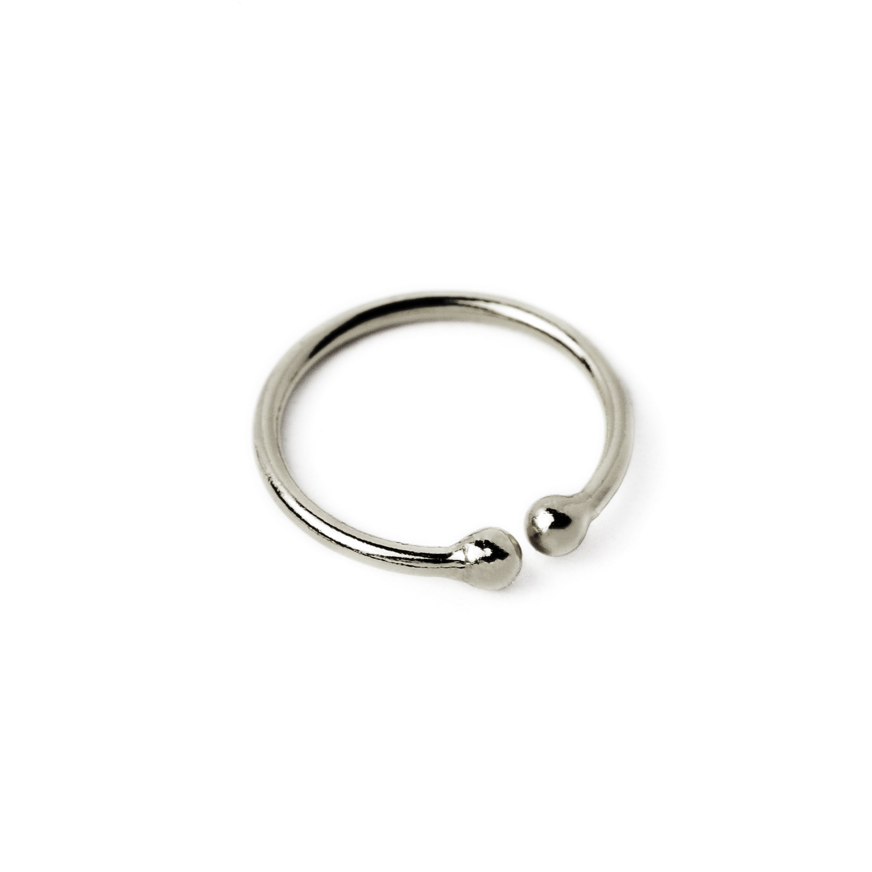 Silver-fake-piercing-ring