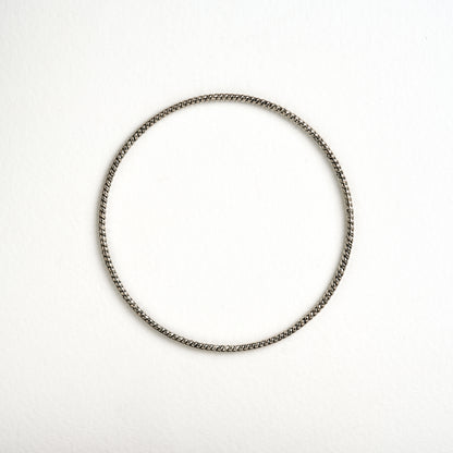 Twisted silver bracelet