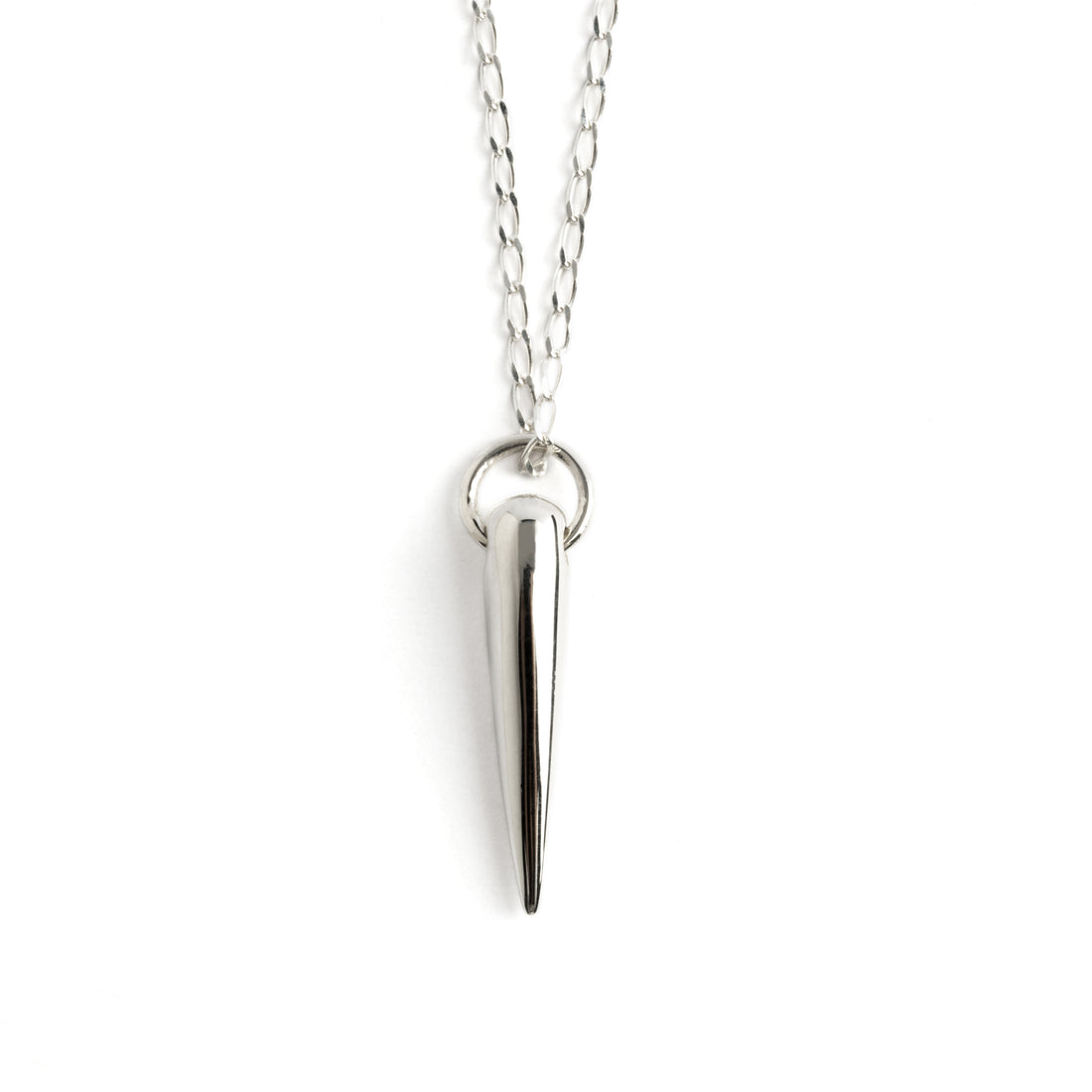Silver Cone Charm