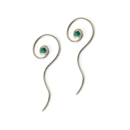 Silver &amp; Turquoise Wailuku Earrings