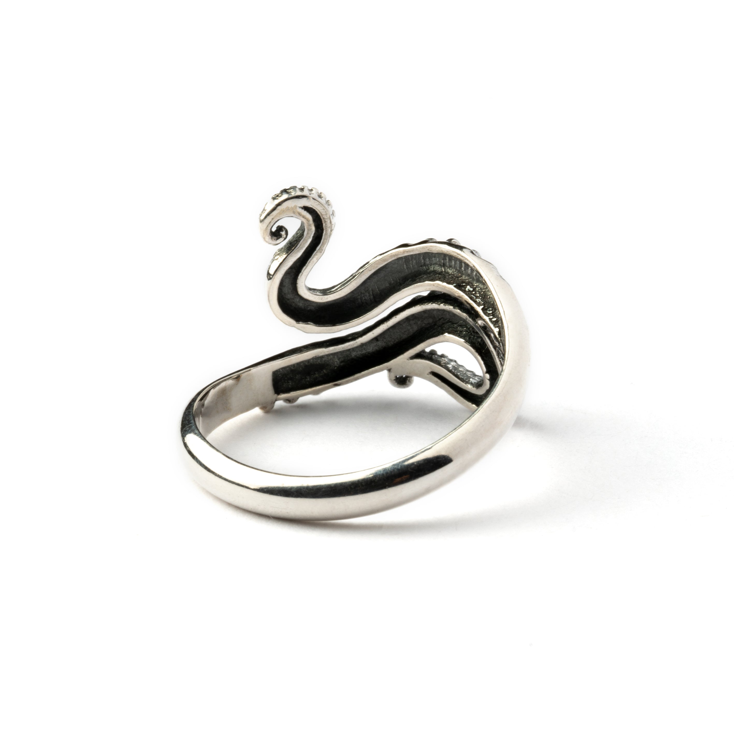 Stainless steel hot sale octopus ring