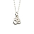 Petit Silver Om Charm frontal view