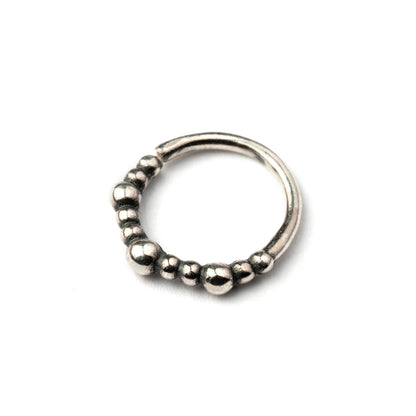 Shalini Silver Septum Ring right side view